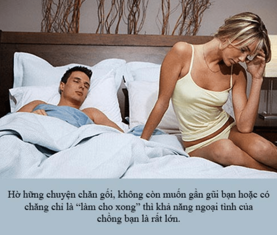dấu hiệu chồng có bồ