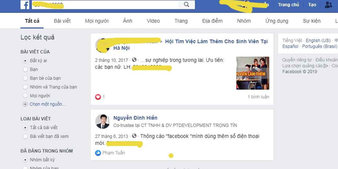 Cách tìm kiếm điều tra thông tin cá nhân