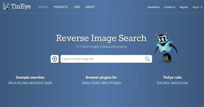 Cách tìm người qua ảnh từ ứng dụng TinEye